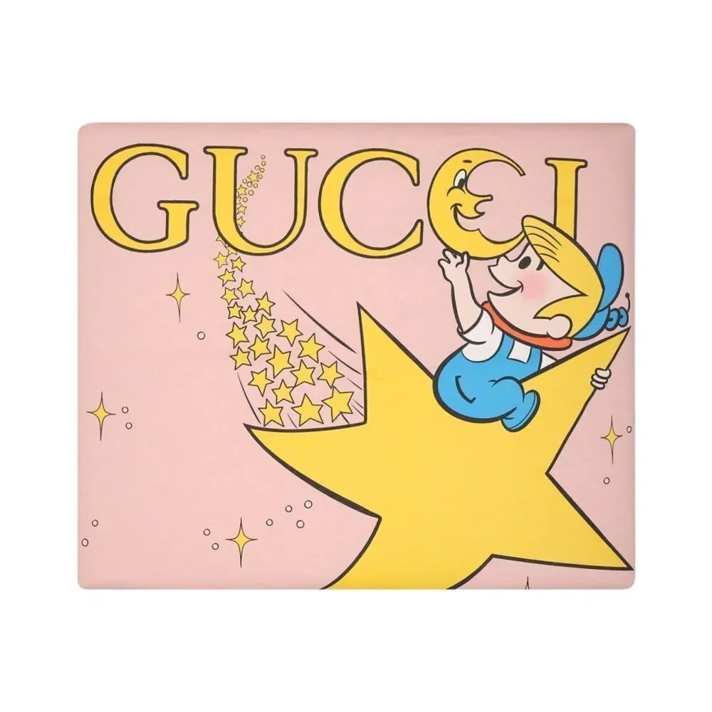 Brand new baby blanket Jetsons collection Gucci Pink 80cm x 80cm
